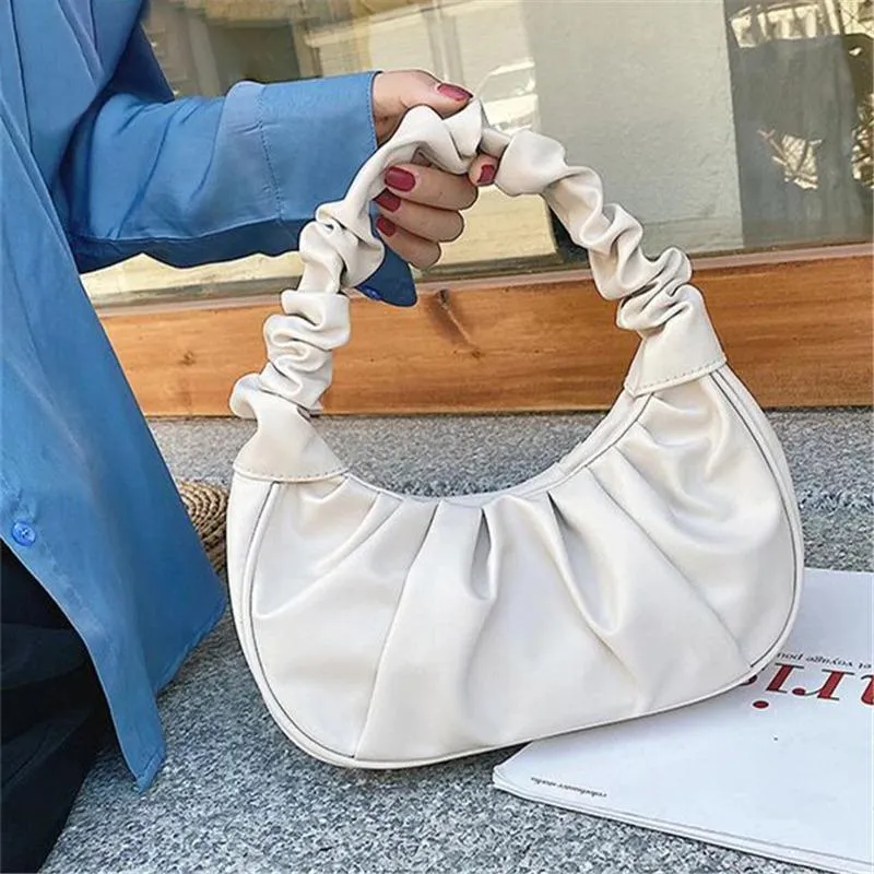 Stylish Pleated Mini Shoulder Bag