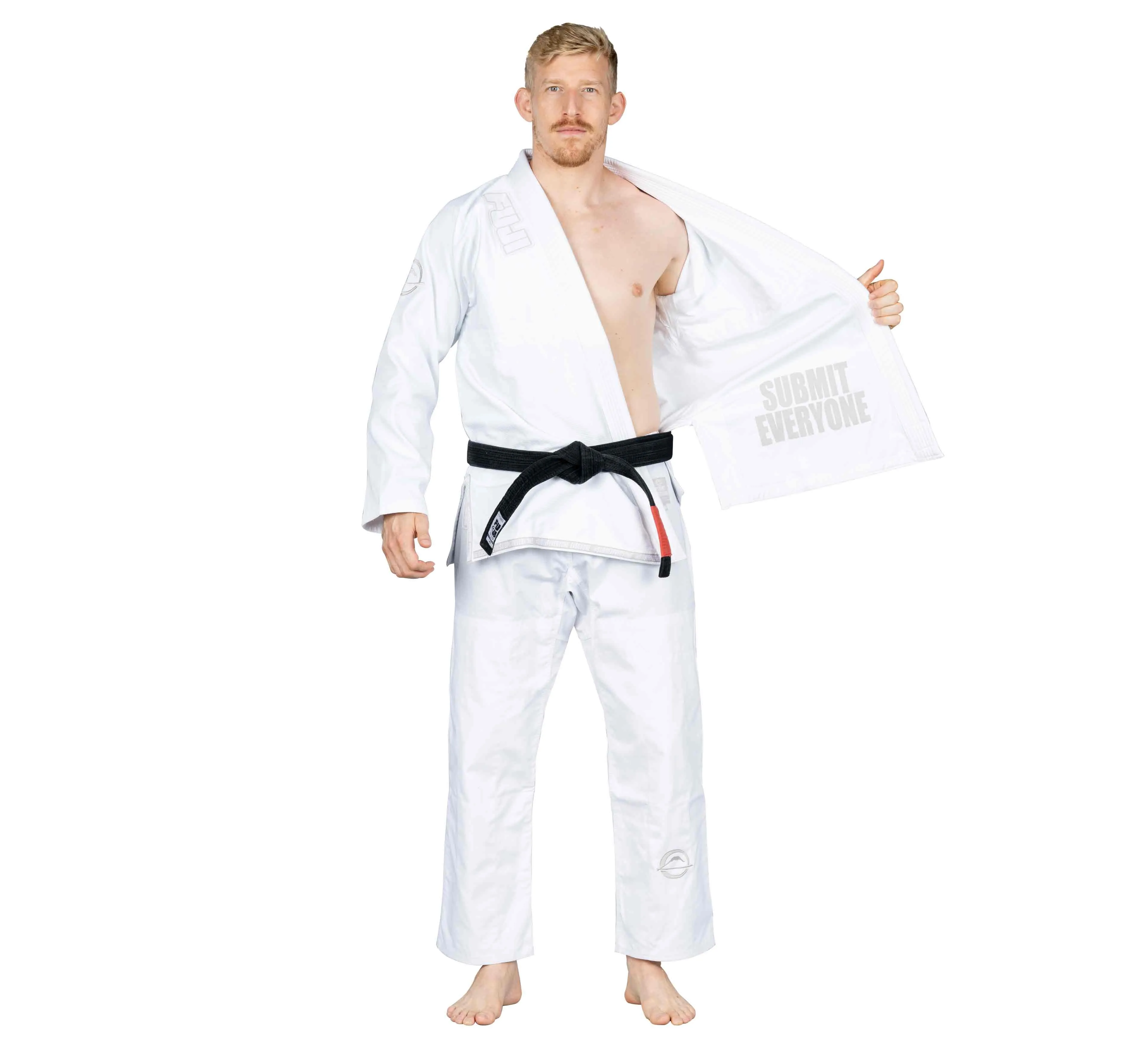 Suparaito BJJ Gi Submit Everyone Ice White