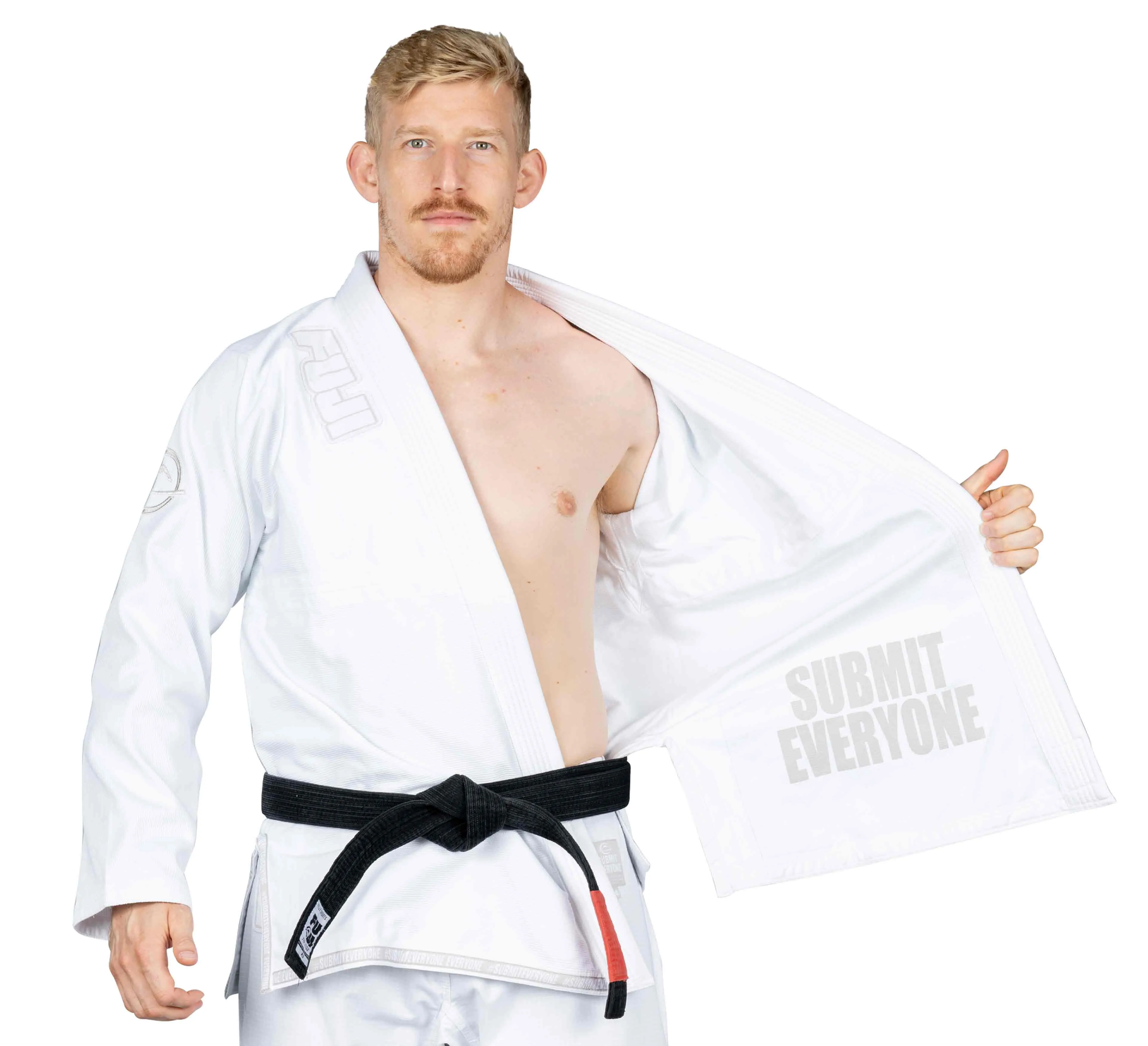 Suparaito BJJ Gi Submit Everyone Ice White