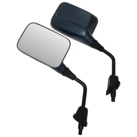 TVS IQUBE Mercury Grey Glossy Coloured Mirror - Durable, Adjustable, and Easy to Install