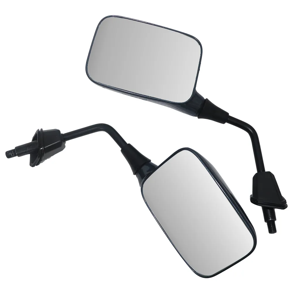 TVS IQUBE Mercury Grey Glossy Coloured Mirror - Durable, Adjustable, and Easy to Install