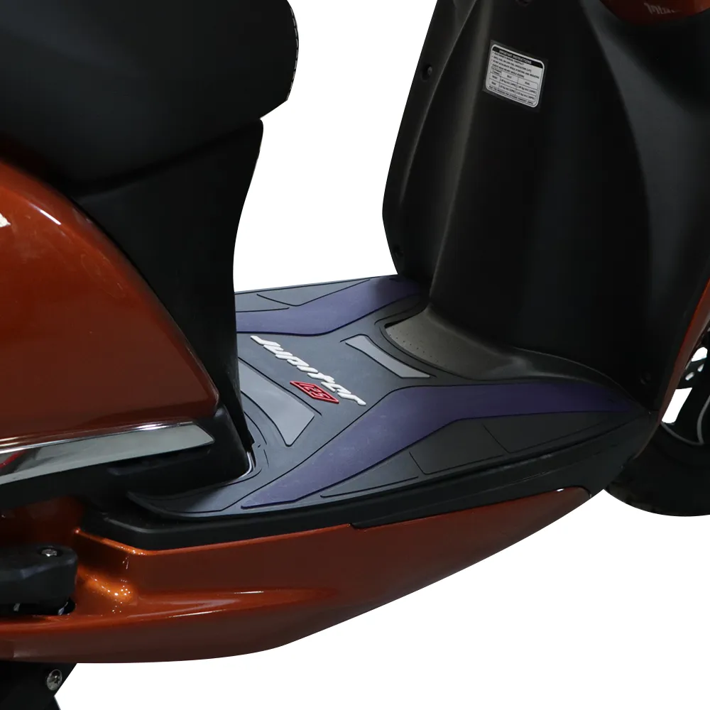 TVS Jupiter 125 Floor Mat (Color: Blue) - Non-Slip and Custom Fit Protection for Your Ride