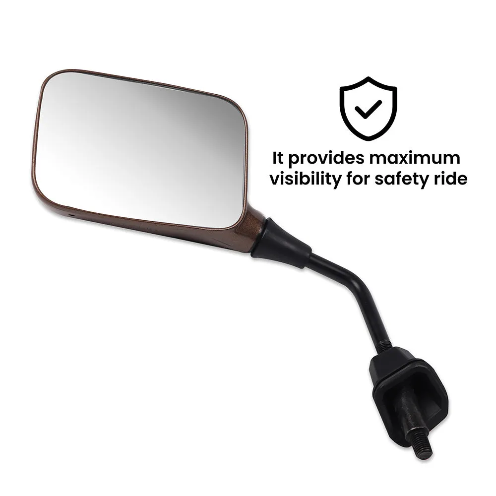 TVS Mirror Set for IQUBE - Walnut Brown