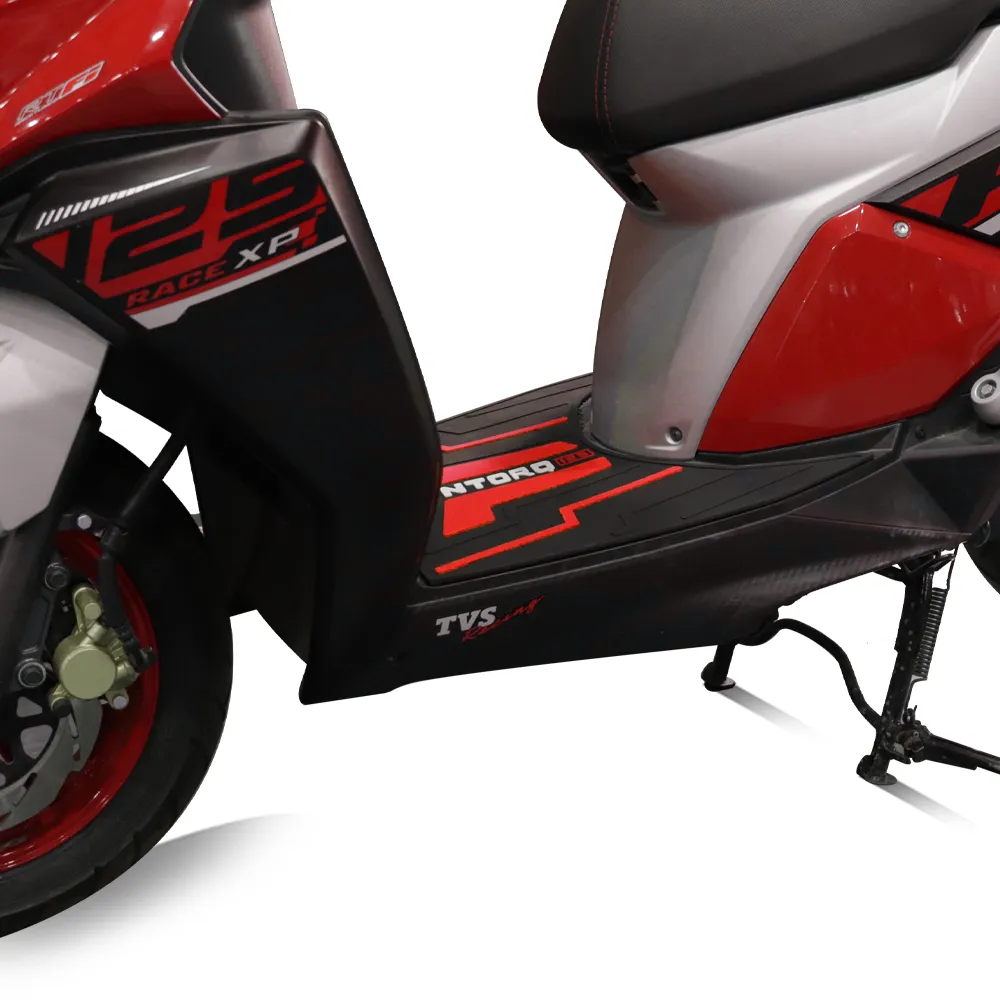 TVS Ntorq Floor Mat (Color: Red) - Non-Slip and Custom Fit Protection for Your Ride