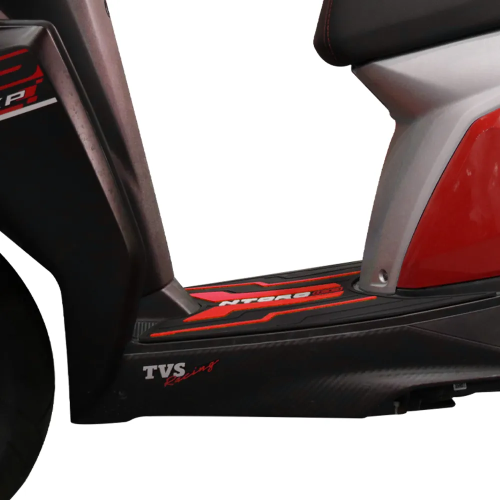 TVS Ntorq Floor Mat (Color: Red) - Non-Slip and Custom Fit Protection for Your Ride