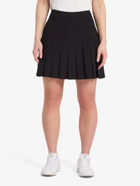 W SOLID PLEAT SKORT Black