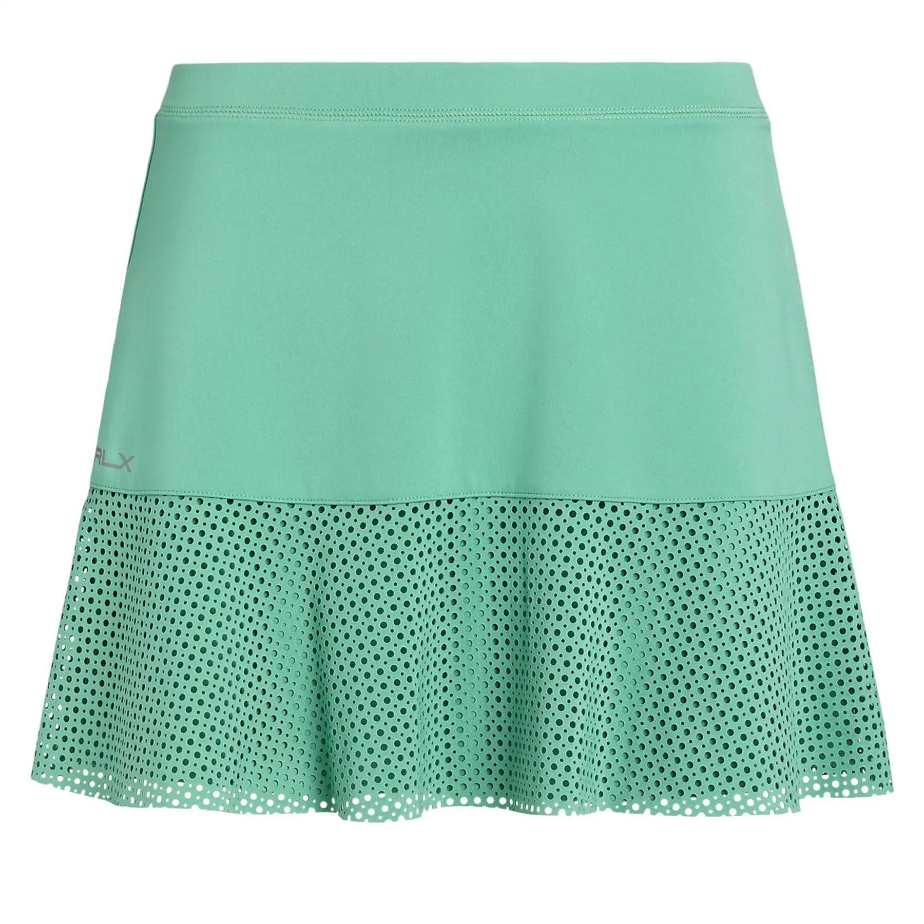 Womens RLX 15 Inch Eyelet Interlock Skort Haven Green - AW24