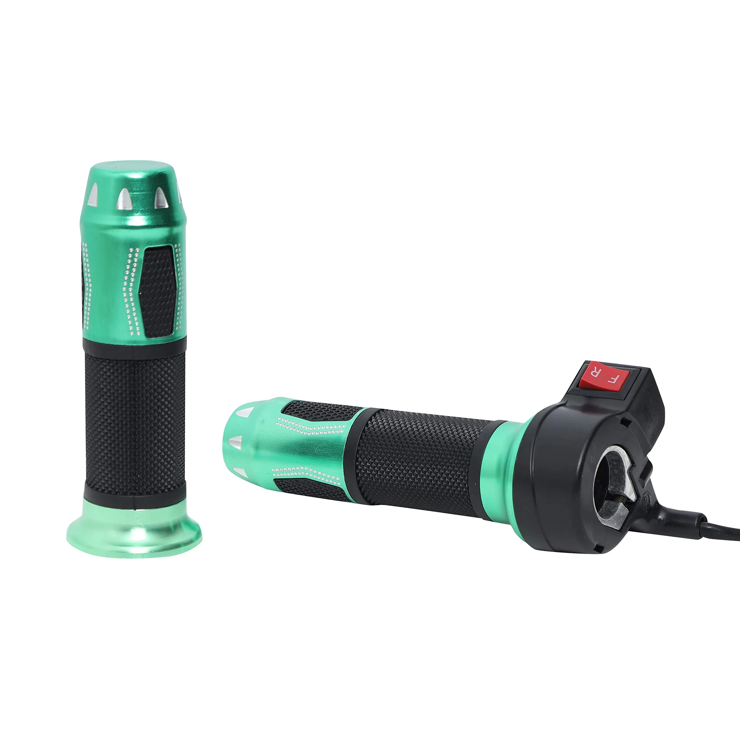 xcluma 12-80V Universal Electric Bicycle Throttle for ebike/scooter/tricycle with Forward and Reverse Switch -Green